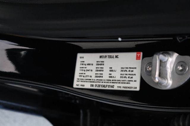 2018 Tesla Model 3  - 22939965 - 10