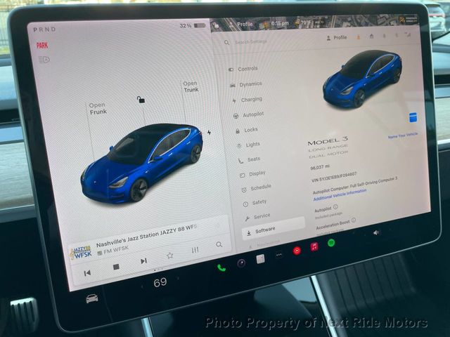 2018 Tesla Model 3 2018 TESLA MODEL 3 LONG RANGE AWD 1-OWNER 615-730-9991 - 23015082 - 23