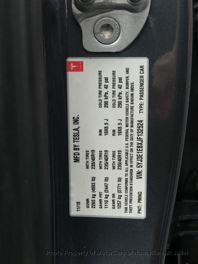 2018 Tesla Model 3 Long Range Battery AWD - 22796144 - 50
