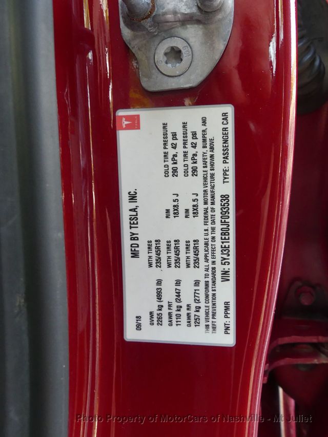 2018 Tesla Model 3 Long Range Battery AWD - 22939953 - 44