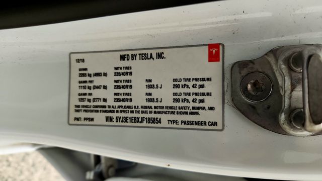 2018 Tesla Model 3 Long Range Battery AWD w/ 19'' Sport Wheels - 23094271 - 20