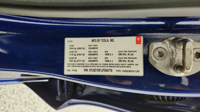 2018 Tesla Model 3 Long Range Battery AWD w/ Enhanced Autopilot & 19'' Sport Wheels - 22956490 - 24