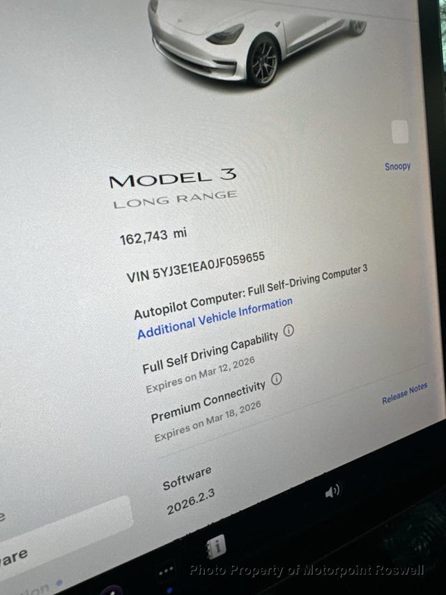 2018 Tesla Model 3 Long Range Battery RWD - 22988242 - 3