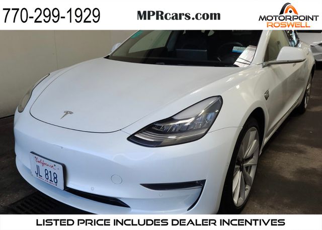 2018 Tesla Model 3 Long Range Battery RWD - 23040717 - 0