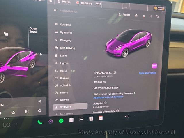 2018 Tesla Model 3 Mid Range Battery RWD - 23016475 - 2