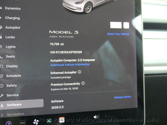 2018 Tesla Model 3 Mid Range Battery RWD - 22991999 - 33
