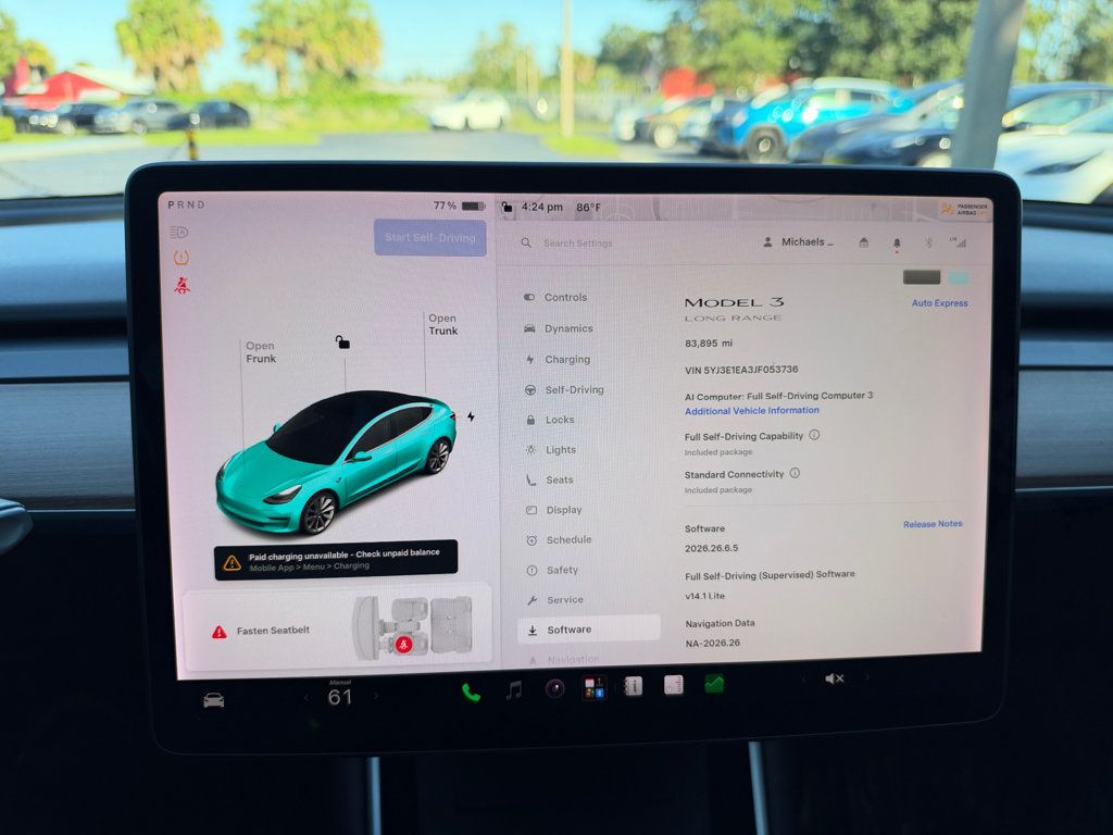 2018 Tesla Model 3 **MODEL 3 LONG RANGE**FSD INCLUDED** - 23075293 - 10