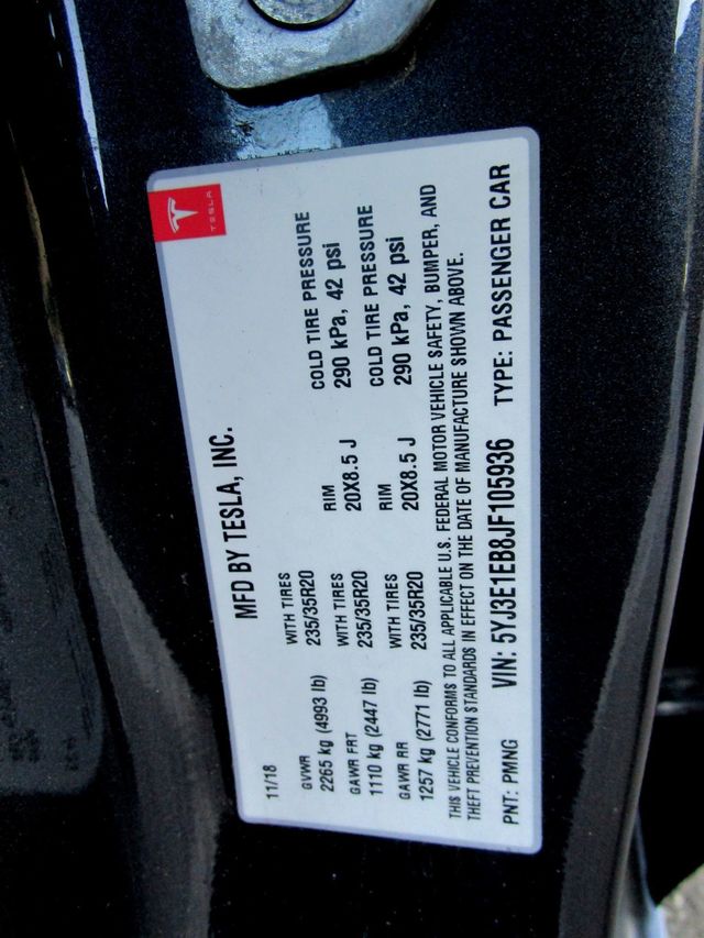 2018 Tesla Model 3 Performance AWD - 23097661 - 39