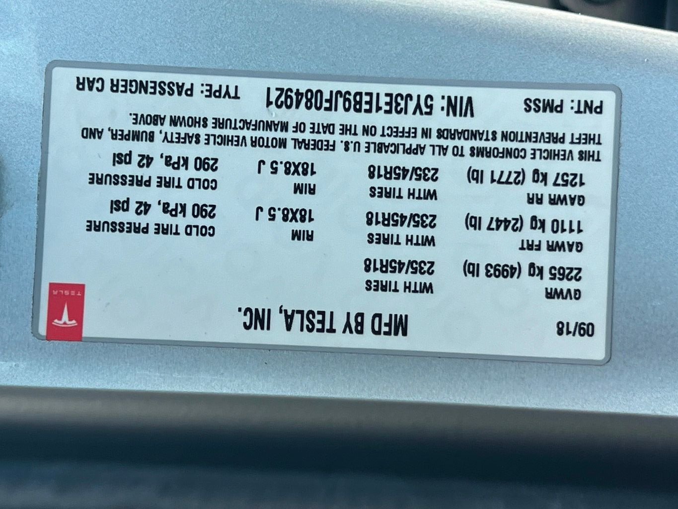 2018 Tesla Model 3 Performance AWD - 22558472 - 34