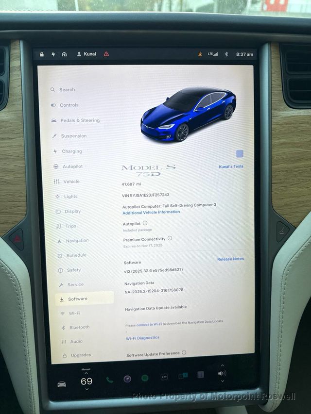 2018 Tesla Model S 75D AWD - 22937658 - 3