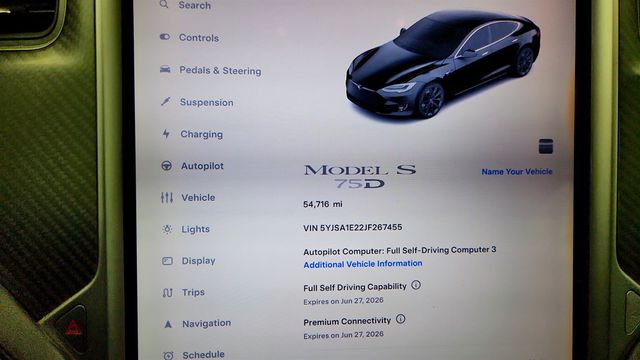 2018 Tesla Model S 75D AWD w/ Full Self-Driving, Premium Connectivity & 21'' Wheels - 23015734 - 12