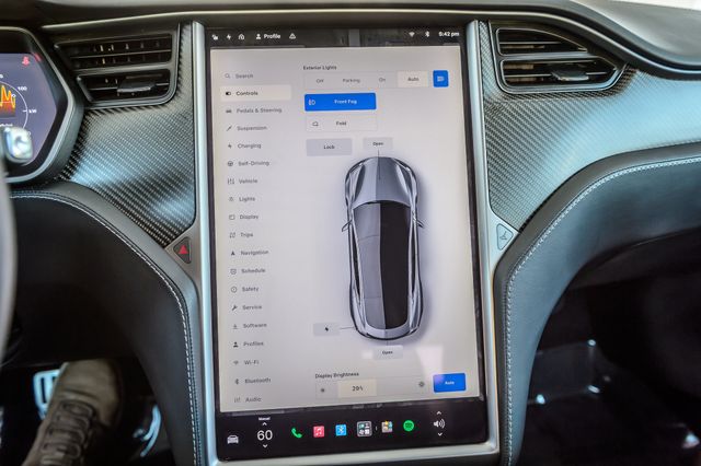 2018 Tesla Model S MODEL S P100D - GRAY ON BLACK - VENTED SEATS - PANO ROOF-MUSTSEE - 23084022 - 19