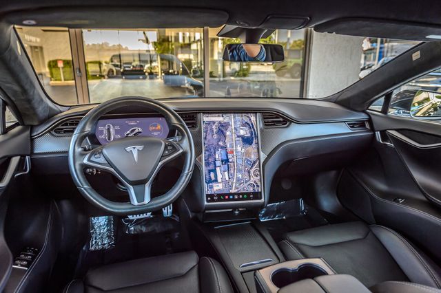 2018 Tesla Model S MODEL S P100D - GRAY ON BLACK - VENTED SEATS - PANO ROOF-MUSTSEE - 23084022 - 23