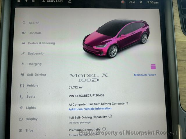 2018 Tesla Model X 75D AWD - 23058700 - 20