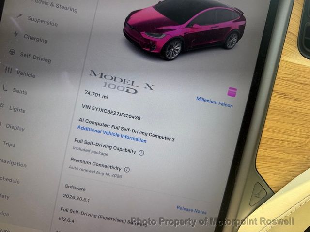 2018 Tesla Model X 75D AWD - 23058700 - 2