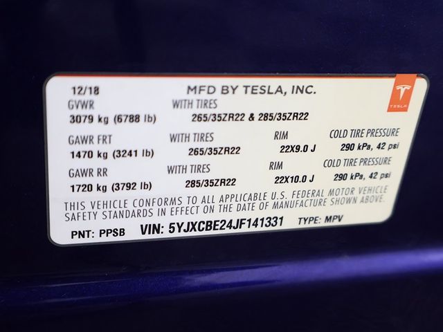 2018 Tesla Model X 75D AWD - 22976054 - 57