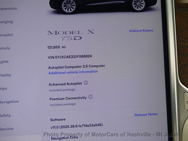 2018 Tesla Model X 75D AWD - 22983575 - 45