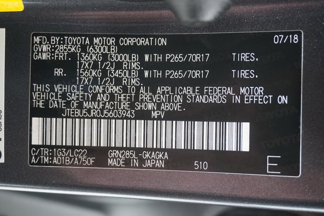 2018 Toyota 4Runner  - 23017140 - 33