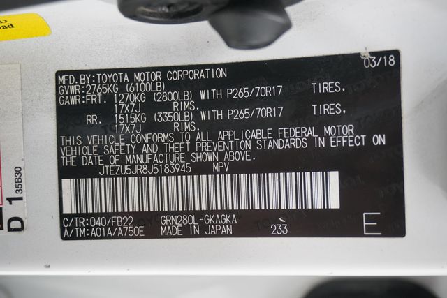 2018 Toyota 4Runner SR5 2WD - 23007196 - 28