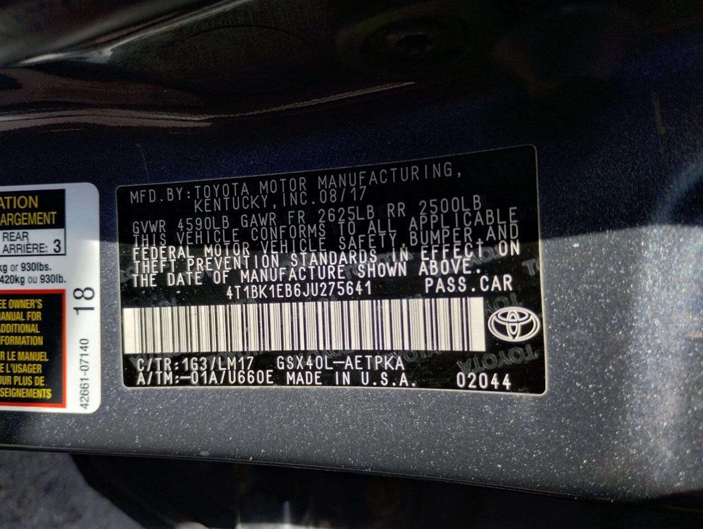 2018 Toyota Avalon Limited - 22931350 - 40