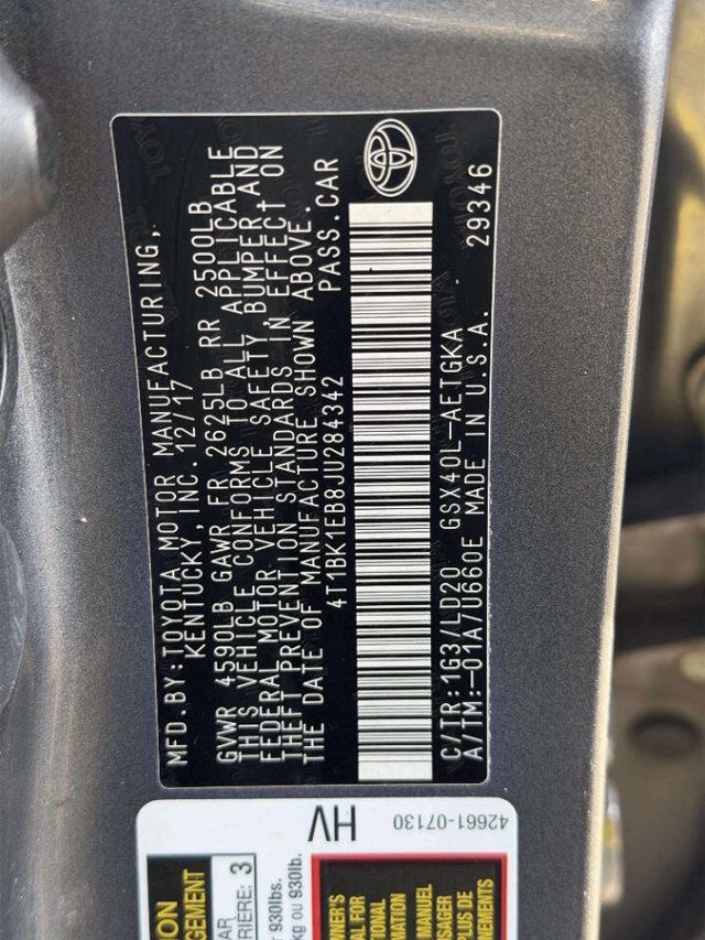 2018 Toyota Avalon XLE 4dr Sedan - 22976382 - 34