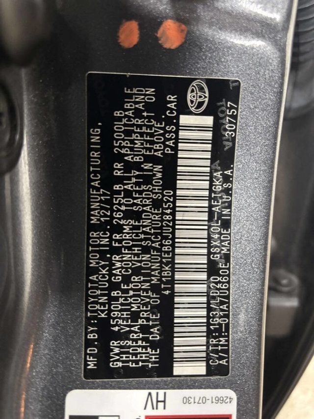 2018 Toyota Avalon XLE 4dr Sedan - 22992148 - 36