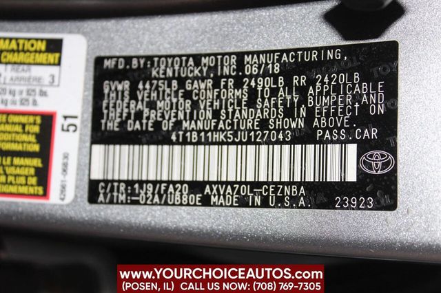 2018 Toyota Camry LE Automatic - 22663579 - 23