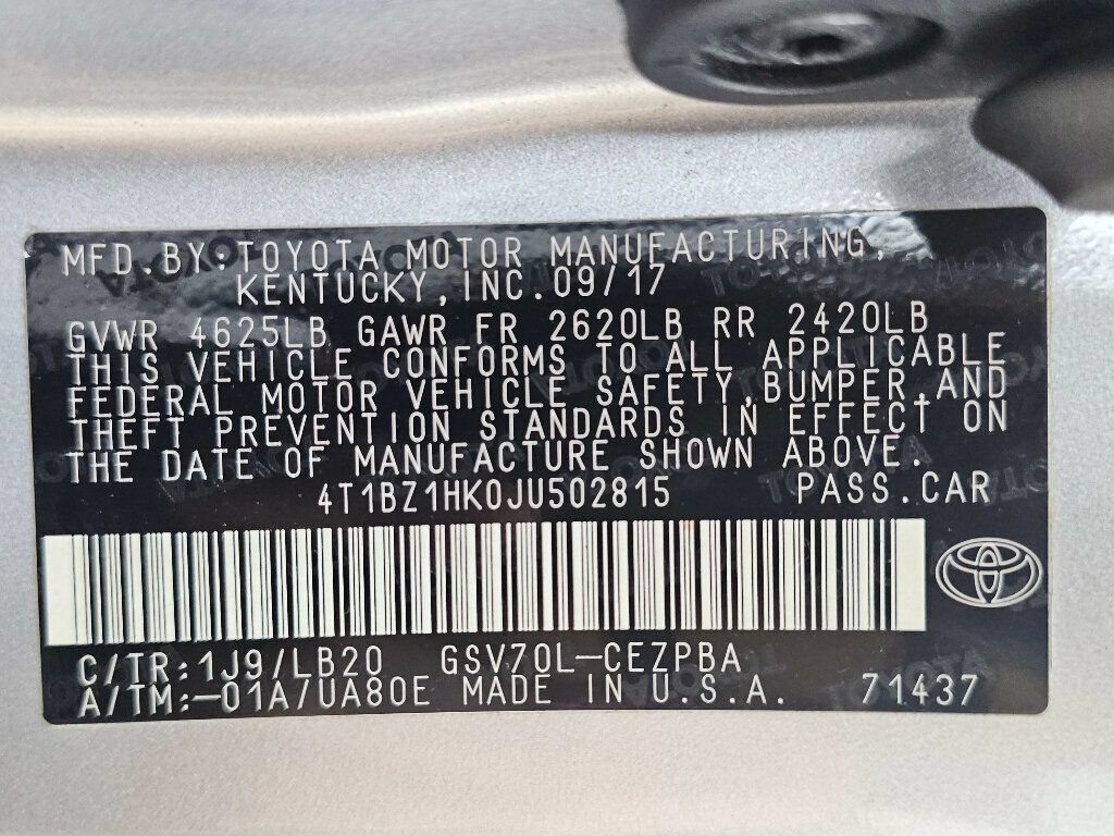 2018 TOYOTA CAMRY - Image 39