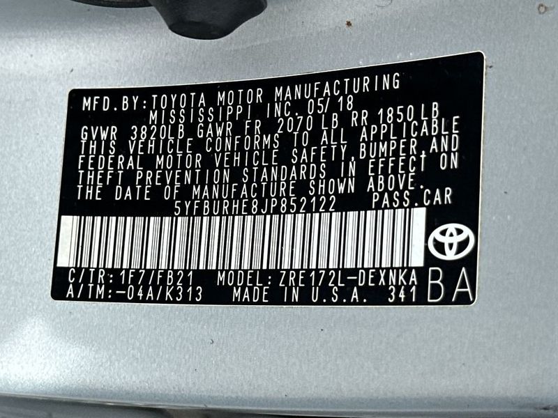 2018 Toyota Corolla LE CVT - 23033577 - 20