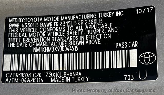 2018 Toyota C-HR XLE FWD - 23070211 - 18