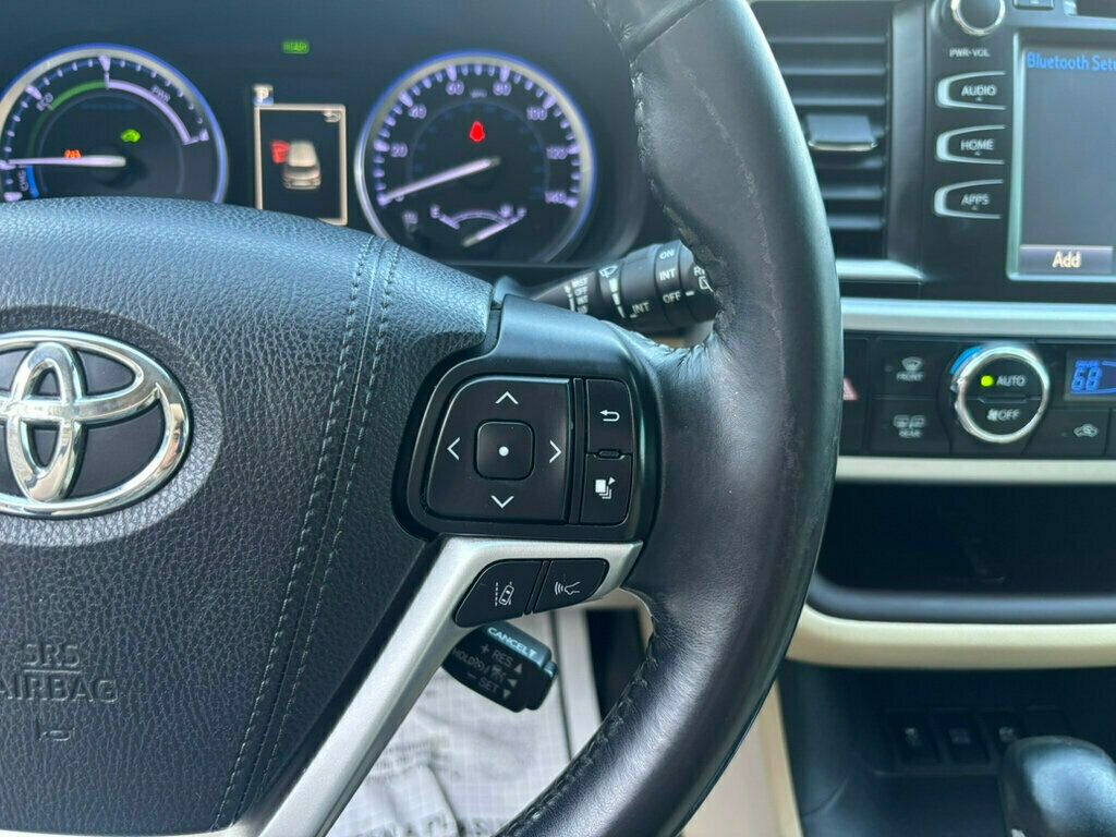2018 Toyota Highlander 2018 TOYOTA HIGHLANDER HYBRID XLE - 22990876 - 33