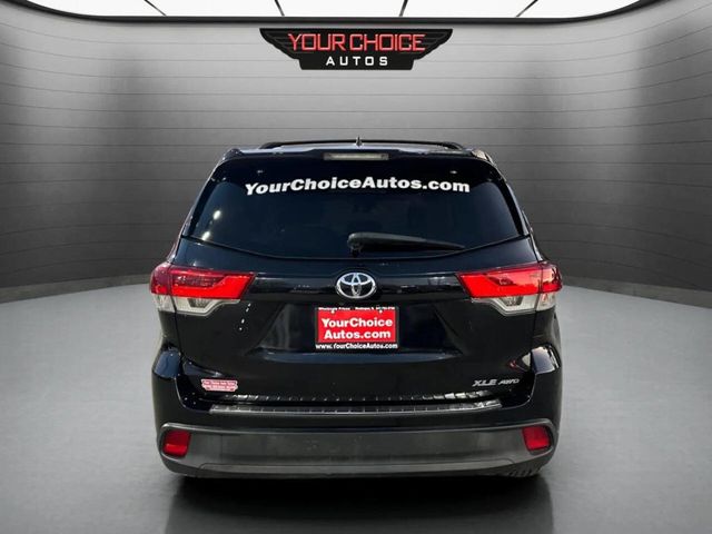 2018 Toyota Highlander XLE V6 AWD - 22937884 - 5