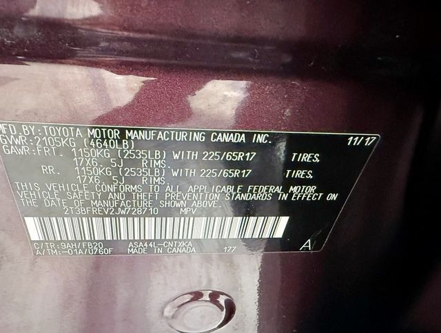 2018 Toyota RAV4 LE AWD - 22952187 - 36