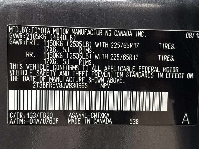 2018 Toyota RAV4 LE AWD - 23026731 - 32