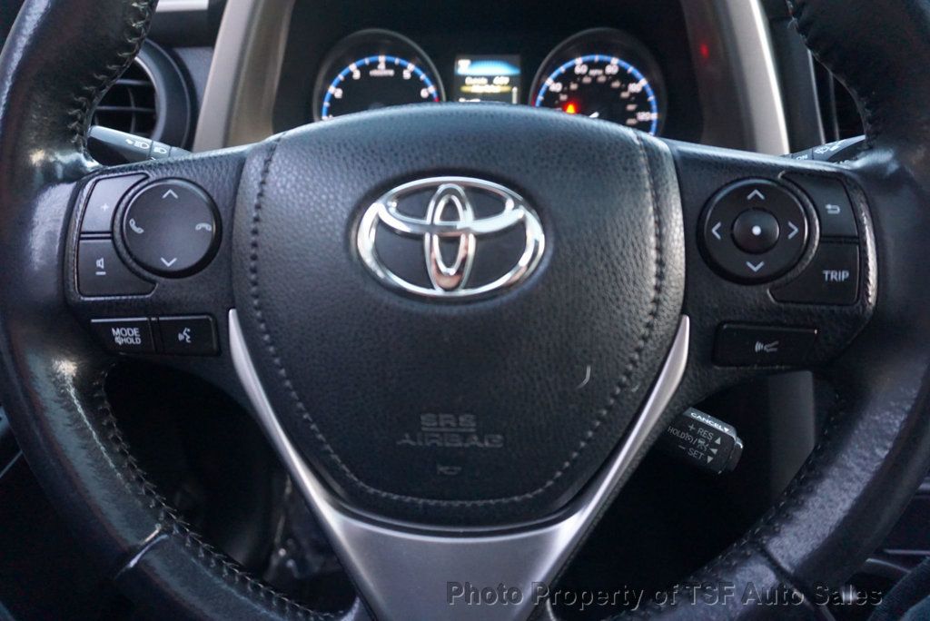 2018 Toyota RAV4 XLE AWD NAVIGATION REAR CAMERA SUNROOF BLIND SPOT/LANE DEPARTURE - 22947570 - 25