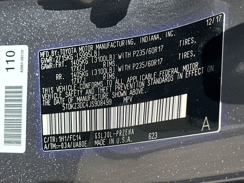 2018 Toyota Sienna LE Automatic Access Seat FWD 7-Passenger - 23050755 - 21