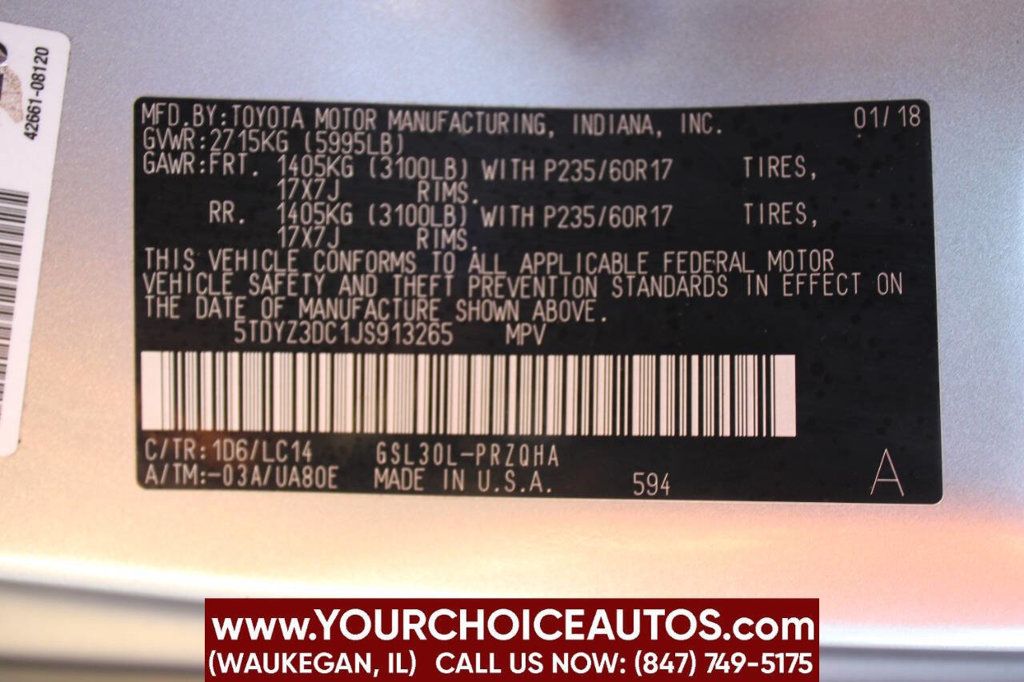 2018 Toyota Sienna Limited FWD 7-Passenger - 22916059 - 30