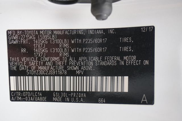 2018 Toyota Sienna XLE Automatic Access Seat FWD 7-Passenger - 22946429 - 31