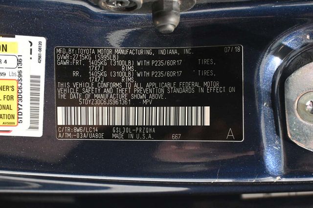 2018 Toyota Sienna XLE Premium FWD 8-Passenger - 23044280 - 36
