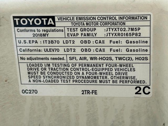 2018 Toyota Tacoma SR5 Access Cab 6' Bed I4 4x4 Automatic - 22871223 - 53