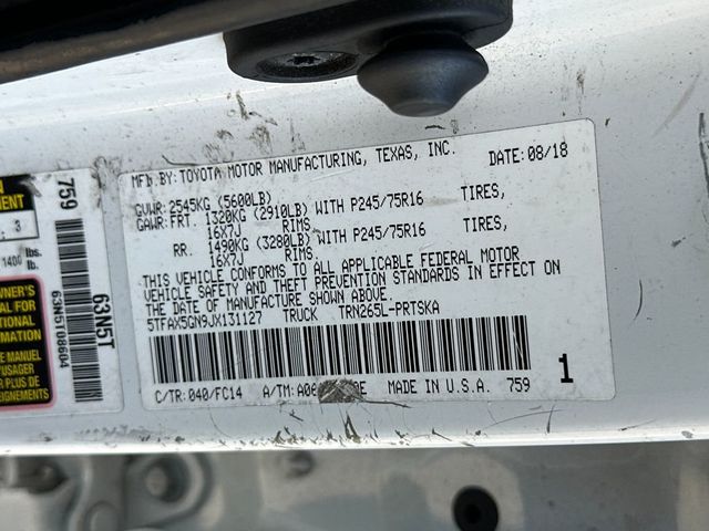 2018 Toyota Tacoma SR5 Double Cab 5' Bed I4 4x2 Automatic - 22990935 - 20