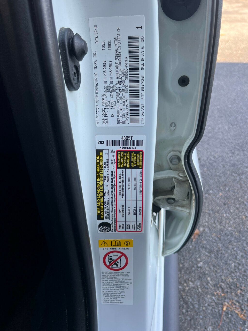 2018 Toyota Tacoma TRD OFF ROAD 6-Speed Manual 4x4 3 Pedals - 22942013 - 51