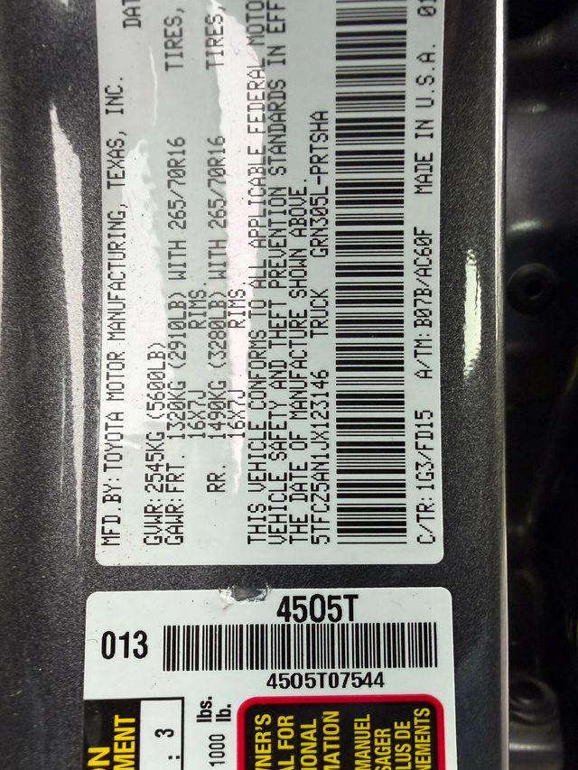 2018 Toyota Tacoma TRD Off Road Package, 6" Lift Kit, Fuel Wheels, Technology Pack - 23000734 - 29