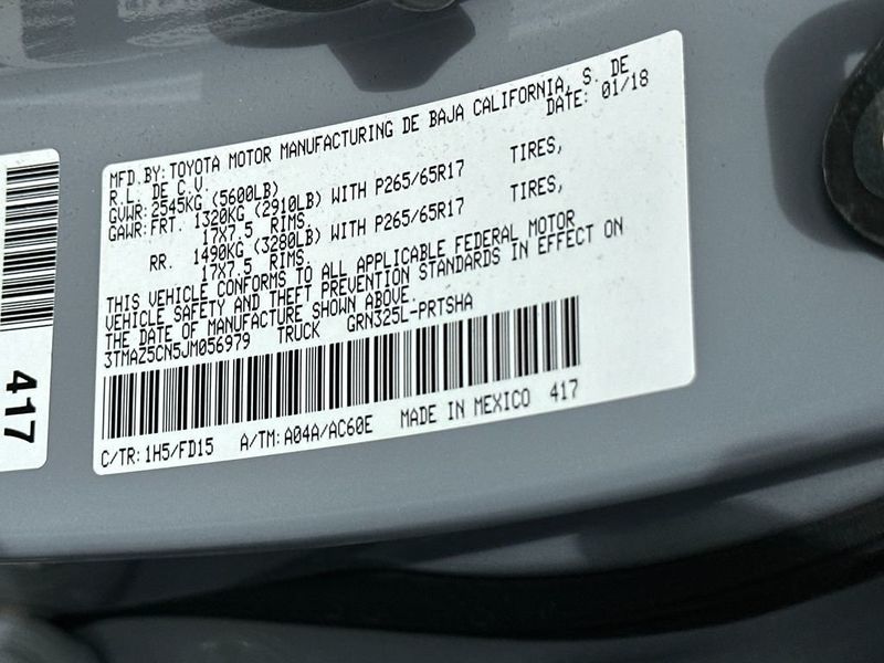 2018 Toyota Tacoma TRD Sport Double Cab 5' Bed V6 4x2 Automatic - 22950225 - 20
