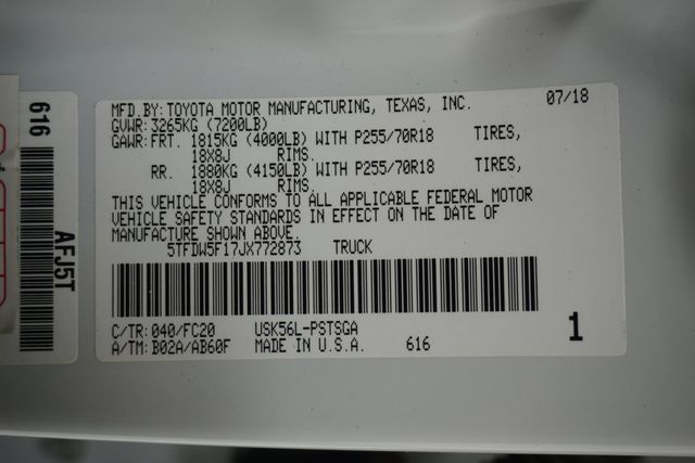 2018 Toyota Tundra  - 23020122 - 34