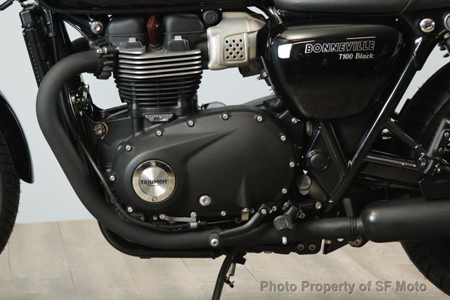 2018 Triumph Bonneville T100 BLACK Only 860 Miles! - 22950799 - 14