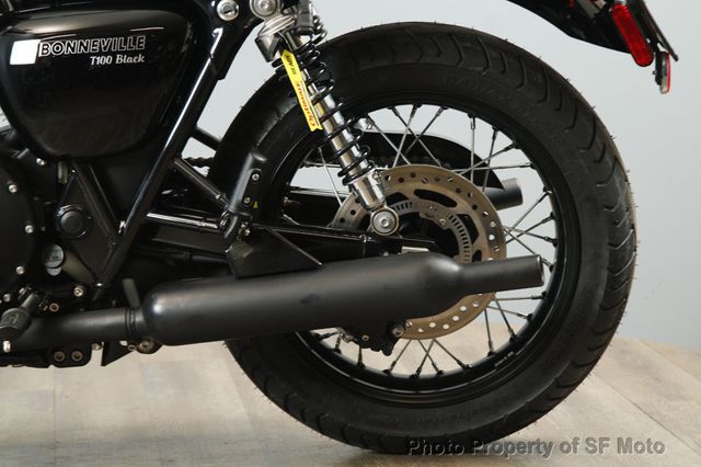 2018 Triumph Bonneville T100 BLACK Only 860 Miles! - 22950799 - 17