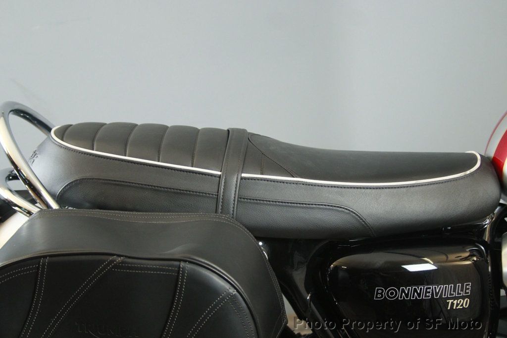 2018 Triumph Bonneville T120 Two Tone One Owner, 3502 Mi - 22927238 - 40