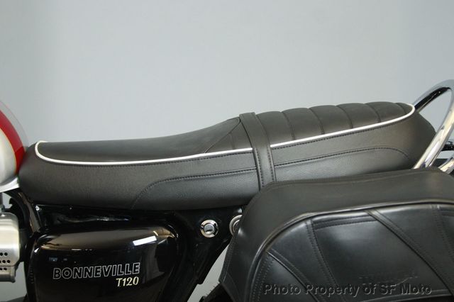 2018 Triumph Bonneville T120 Two Tone One Owner, 3502 Mi - 22927238 - 41