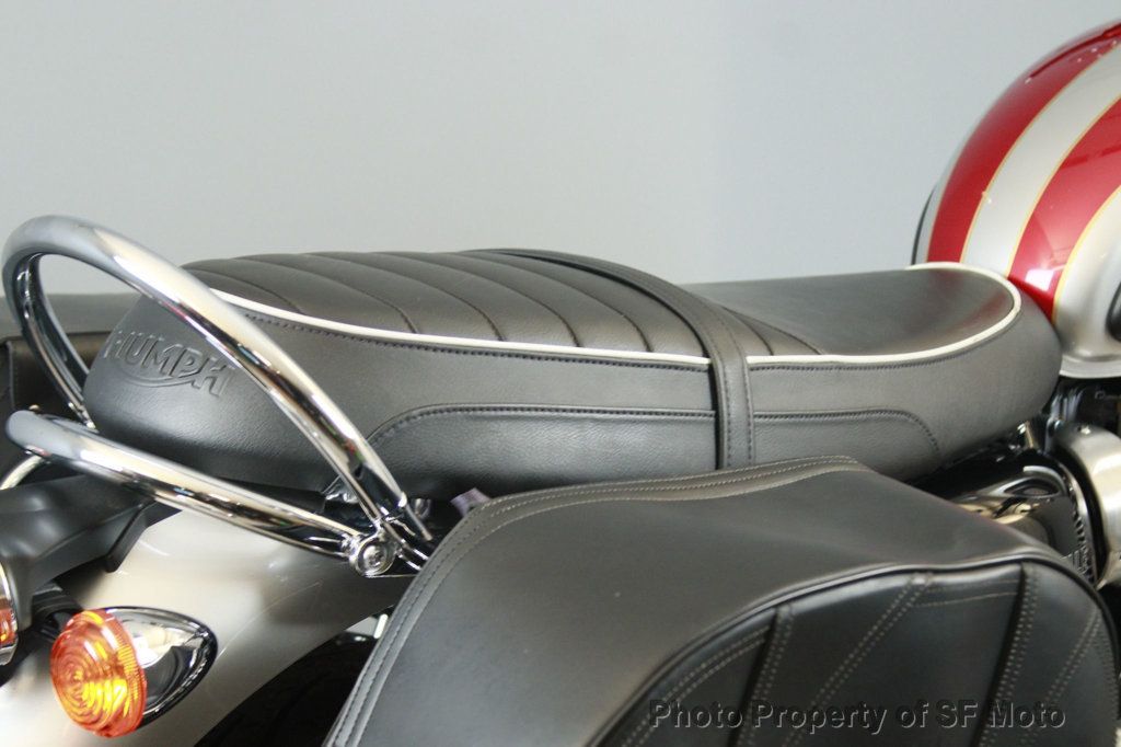 2018 Triumph Bonneville T120 Two Tone One Owner, 3502 Mi - 22927238 - 42